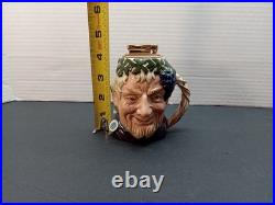 Vintage Character Jug Bacchus Table Lighter (Small) Royal Doulton D6505 Eng