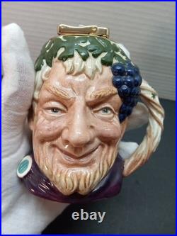 Vintage Character Jug Bacchus Table Lighter (Small) Royal Doulton D6505 Eng