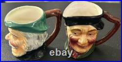 Vintage Collectible Royal Doulton Toby Mugs Set of 2