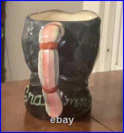 Vintage Large Royal Doulton Toby Mug. Granny. D5521. 6 Tall. Rare