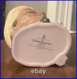 Vintage Large Royal Doulton Toby Mug. Othelo. D6673 1982. 8 Tall