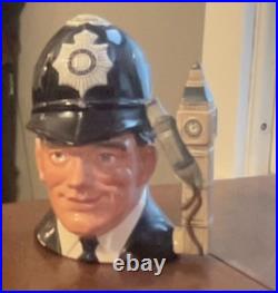 Vintage Large Royal Doulton Toby Mug. The London Bobby. D6744 1985. 7 Tall