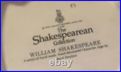 Vintage Large Royal Doulton Toby Mug. William Shakespeare. D6689 1982