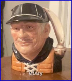 Vintage Large Royal Doulton Toby Mug. Yachman. D6626 1970. 8 Tall. Rare