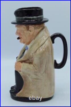 Vintage Large Winston Churchill Character Toby Mug Jug
