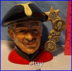 Vintage ROYAL DOULTON CHELSEA PENSIONER (HIGBEE) Character Jug Excellent