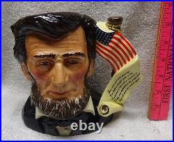 Vintage ROYAL DOULTON President ABRAHAM LINCOLN CHARACTER JUG EXC