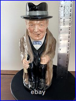 Vintage ROYAL DOULTON Winston Churchill Toby Jug Large