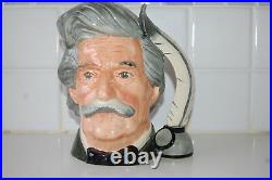 Vintage Royal Doulton 1979 Large Toby Jug Character Mark Twain D 6654