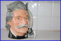 Vintage Royal Doulton 1979 Large Toby Jug Character Mark Twain D 6654