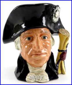 Vintage Royal Doulton 1982 Large Toby Jug Character George Washington D 6669