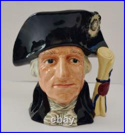 Vintage Royal Doulton 1982 Large Toby Jug Character George Washington D 6669