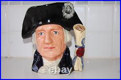 Vintage Royal Doulton 1982 Large Toby Jug Character George Washington D 6669