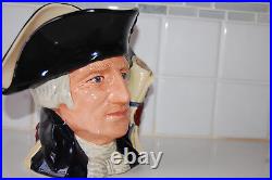 Vintage Royal Doulton 1982 Large Toby Jug Character George Washington D 6669