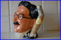 Vintage Royal Doulton 1983 Large Toby Jug Character Groucho Marx D 6710