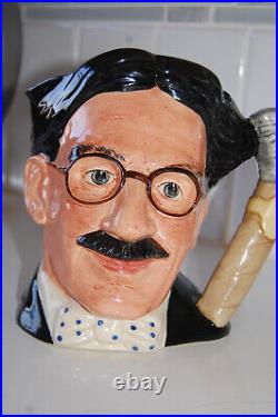 Vintage Royal Doulton 1983 Large Toby Jug Character Groucho Marx D 6710