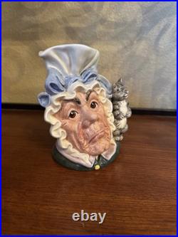Vintage Royal Doulton 1989 The Cook And Cheshire Cat D 6842 Toby Mug 7.5 C01