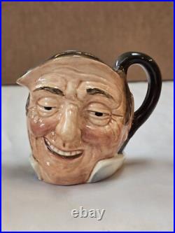 Vintage Royal Doulton 3 Toby Mug Pitchers Lot Of 8 All In Amazing Condition