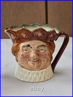 Vintage Royal Doulton 3 Toby Mug Pitchers Lot Of 8 All In Amazing Condition