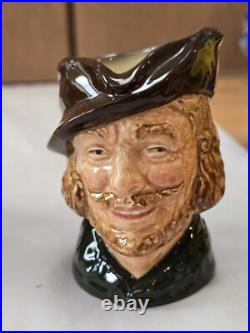 Vintage Royal Doulton 3 Toby Mug Pitchers Lot Of 8 All In Amazing Condition
