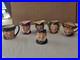 Vintage Royal Doulton 3 Toby Mugs Lot Of 6 With A Stamp