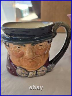 Vintage Royal Doulton 3 Toby Mugs Lot Of 6 With A Stamp