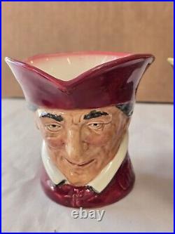Vintage Royal Doulton 3 Toby Mugs Lot Of 6 With A Stamp