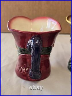 Vintage Royal Doulton 3 Toby Mugs Lot Of 6 With A Stamp