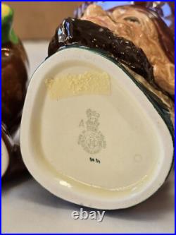 Vintage Royal Doulton 3 Toby Mugs Lot Of 6 With A Stamp