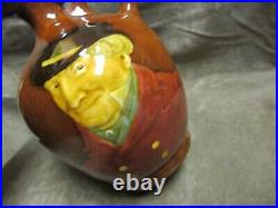 Vintage Royal Doulton Art Pottery England Dewar's Toby Jug Dickens Character