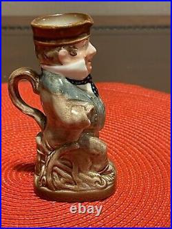 Vintage Royal Doulton Cap'n Cuttle Small Character Toby Jug D6266 HP England
