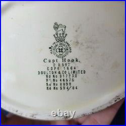 Vintage Royal Doulton Captain Hook D6597 Large 7 Toby Character Mug Jug 1964