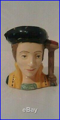 Vintage Royal Doulton Character Jug Catherine Parr D6752 Mini 2 1/2 1987-1989