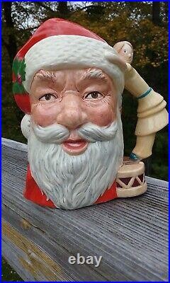Vintage Royal Doulton Character Jug/mug Entitled Santa Claus, D6668, Large 1981