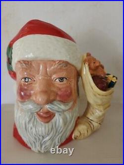 Vintage Royal Doulton Character Jug/mug Entitled Santa Claus D6690, Large 1983