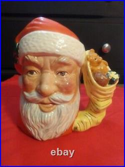 Vintage Royal Doulton Character Jug/mug Entitled Santa Claus D6690, Large 1983