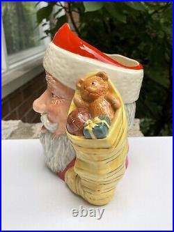 Vintage Royal Doulton Character Jug/mug Santa Claus D6690, Large 1983