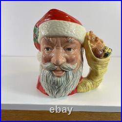 Vintage Royal Doulton Character Jug/mug Santa Claus D6690, Large 1983