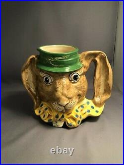 Vintage Royal Doulton Character The March Hare D6776 Large Size Toby Jug Mug