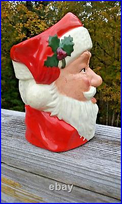 Vintage Royal Doulton D6675 Santa Claus Toby Mug/jug Reindeer Handle 1982