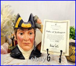 Vintage Royal Doulton'Duke Of Wellington' Large Character Jug With Certificate