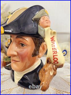 Vintage Royal Doulton'Duke Of Wellington' Large Character Jug With Certificate