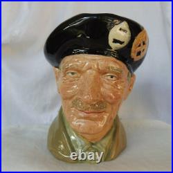 Vintage Royal Doulton Large Character Jug MONTY D6202 Designer Harry Fenton