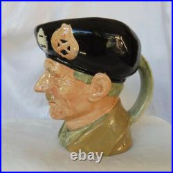 Vintage Royal Doulton Large Character Jug MONTY D6202 Designer Harry Fenton