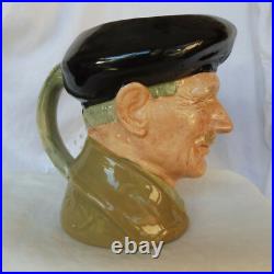 Vintage Royal Doulton Large Character Jug MONTY D6202 Designer Harry Fenton