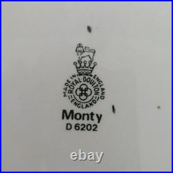 Vintage Royal Doulton Large Character Jug MONTY D6202 Designer Harry Fenton