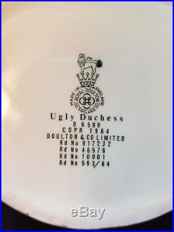 Vintage Royal Doulton Large Character Toby Jug Ugly Duchess #d-6599 Mint