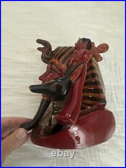 Vintage Royal Doulton Large Pharaoh Flambe Character Jug Limited Edition #1122