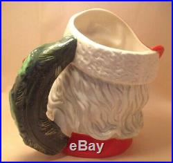 Vintage Royal Doulton Large SANTA CLAUS D6794 Wreath Handle Character Toby Jug