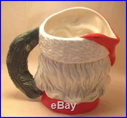 Vintage Royal Doulton Large SANTA CLAUS D6794 Wreath Handle Character Toby Jug